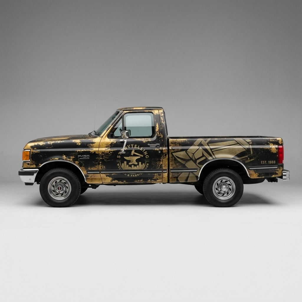 1988 Ford F-150 XLT Lariat wrap concept