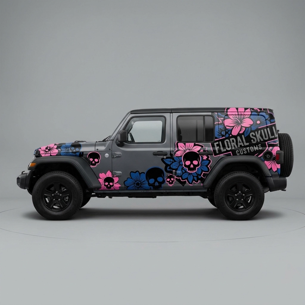 2022 Jeep Wrangler 4xe Rubicon wrap concept