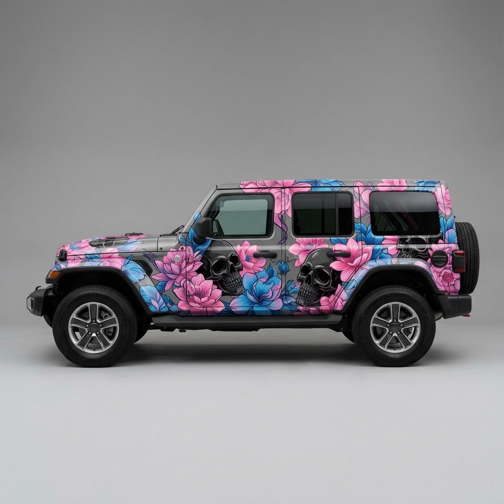 2022 Jeep Wrangler 4xe Rubicon wrap concept