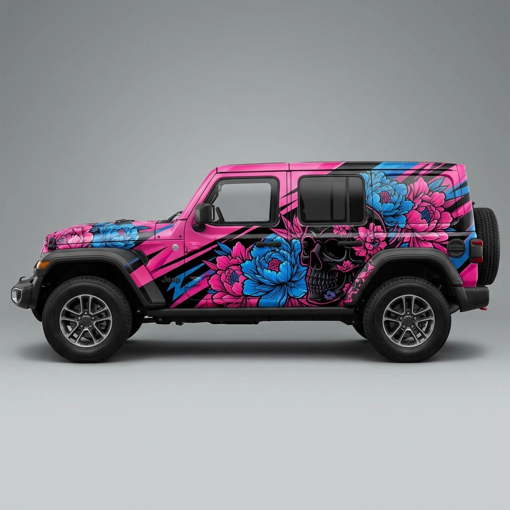2022 Jeep Wrangler 4xe Rubicon wrap concept