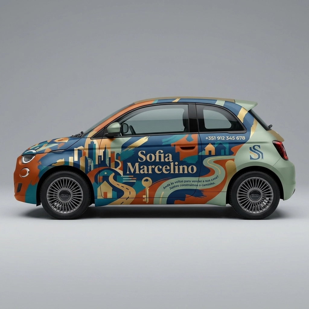 2025 FIAT 500E wrap concept