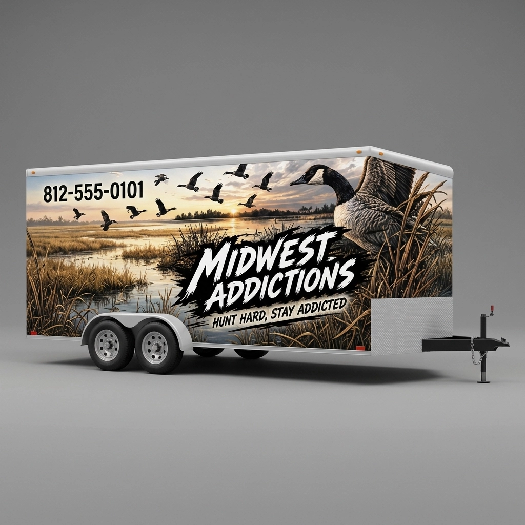 V-Nose Trailer wrap concept