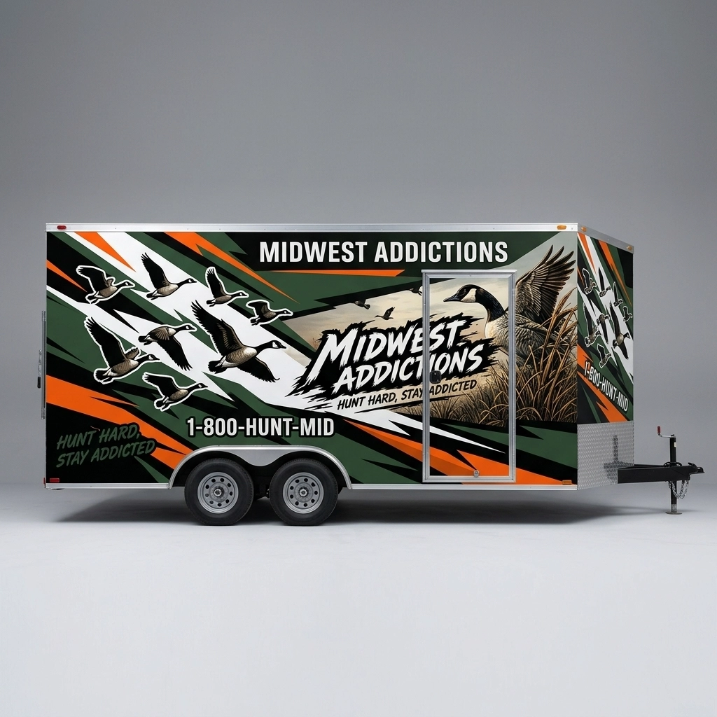 V-Nose Trailer wrap concept