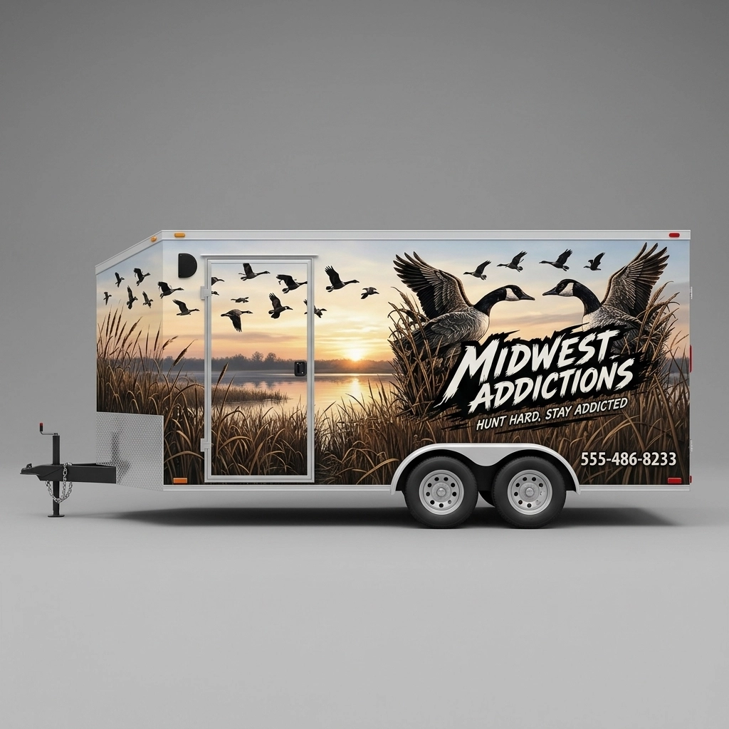 V-Nose Trailer wrap concept
