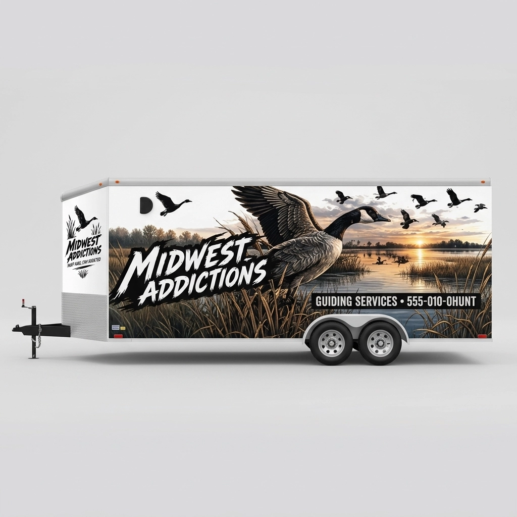 V-Nose Trailer wrap concept