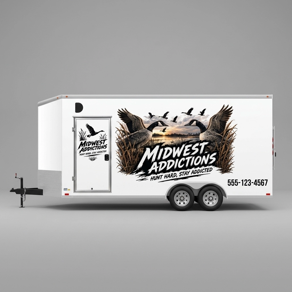 V-Nose Trailer wrap concept