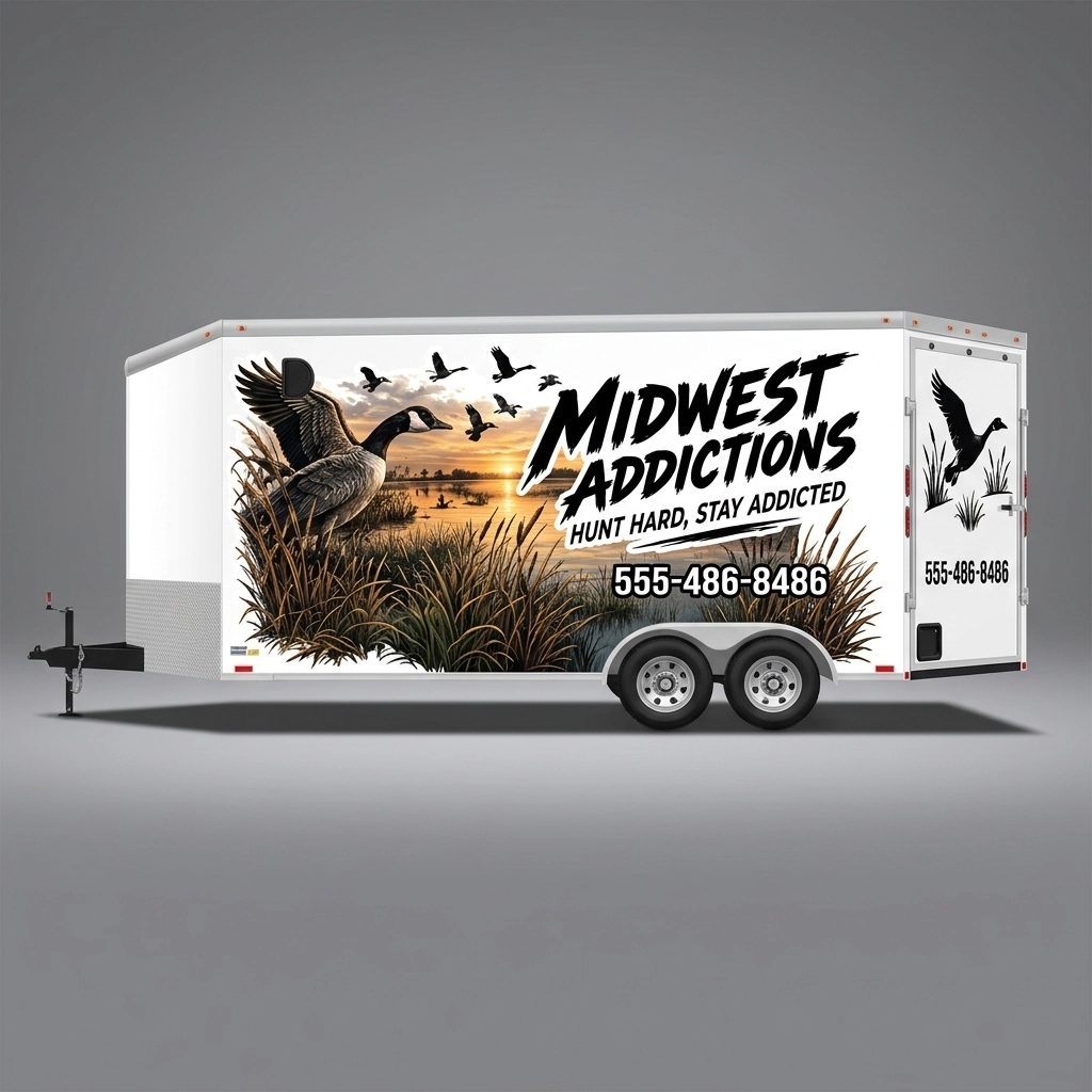 V-Nose Trailer wrap concept