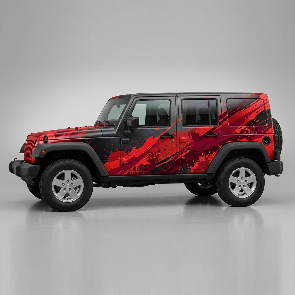 2016 Jeep Wrangler Unlimited Sahara wrap concept