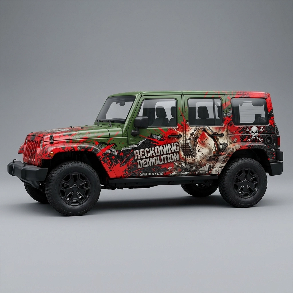 2016 Jeep Wrangler Unlimited Sahara wrap concept