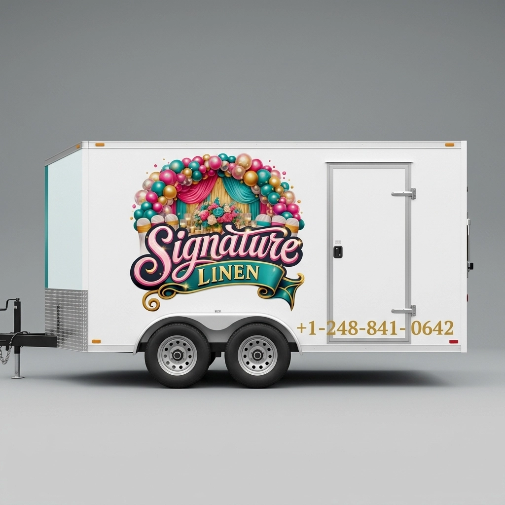 Flat Nose Trailer wrap concept