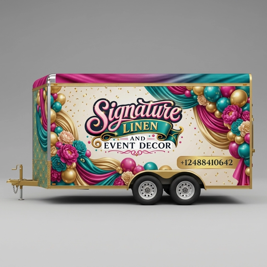 Flat Nose Trailer wrap concept