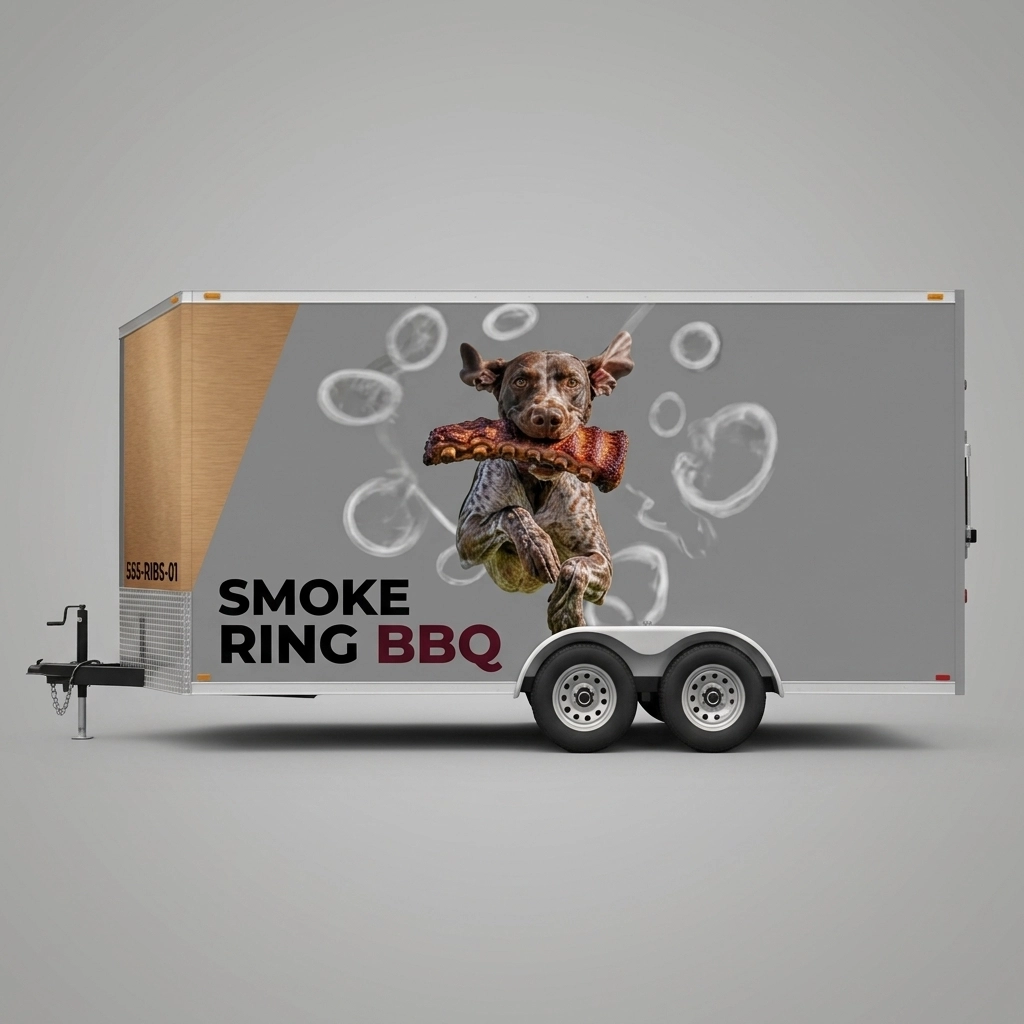 Flat Nose Trailer wrap concept