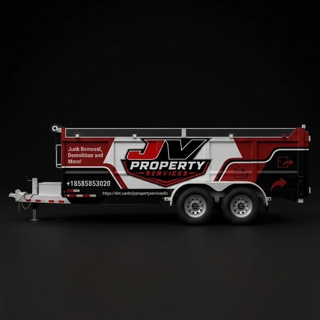 Dump Trailer wrap concept
