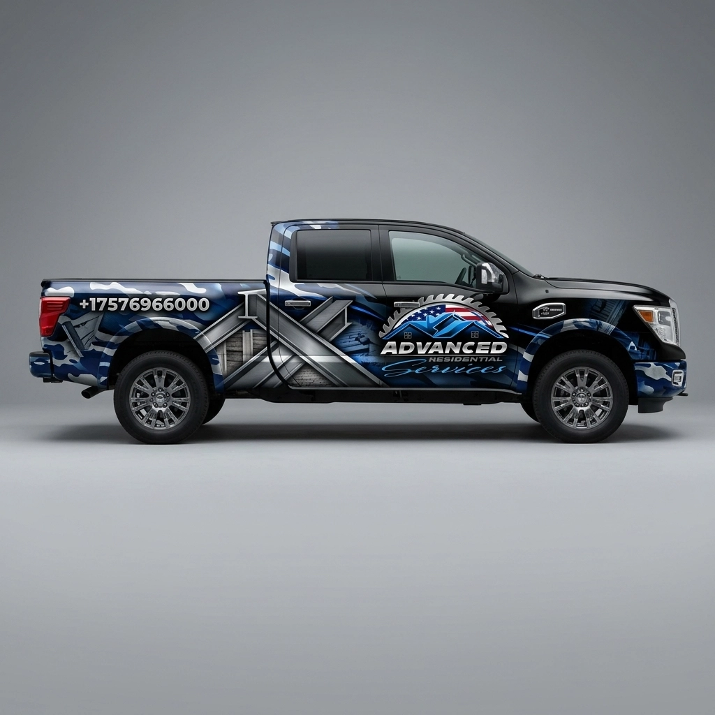2018 Nissan Titan XD Platinum Reserve wrap concept