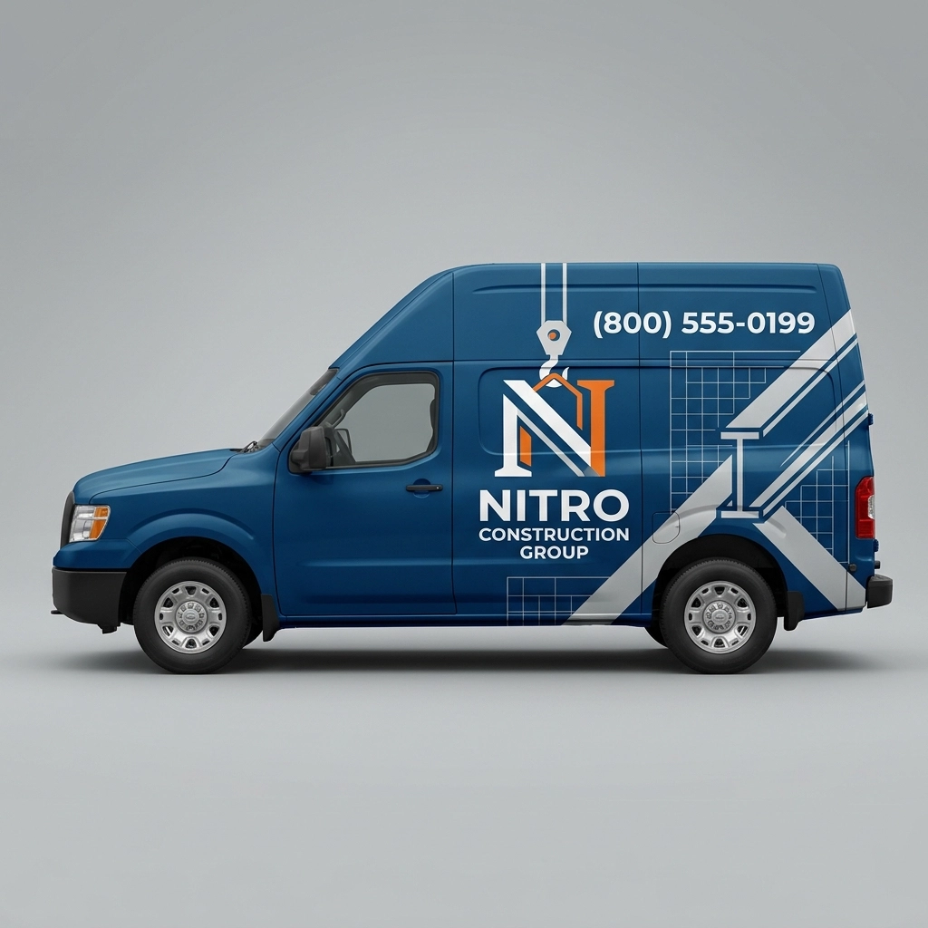 2014 Nissan NV2500 SV wrap concept