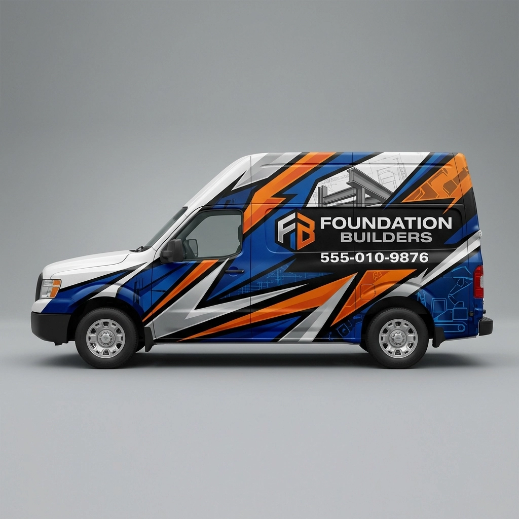 2014 Nissan NV2500 SV wrap concept