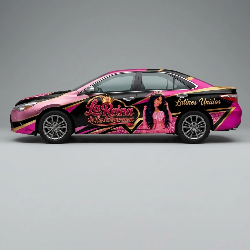 2017 Toyota Camry LE wrap concept