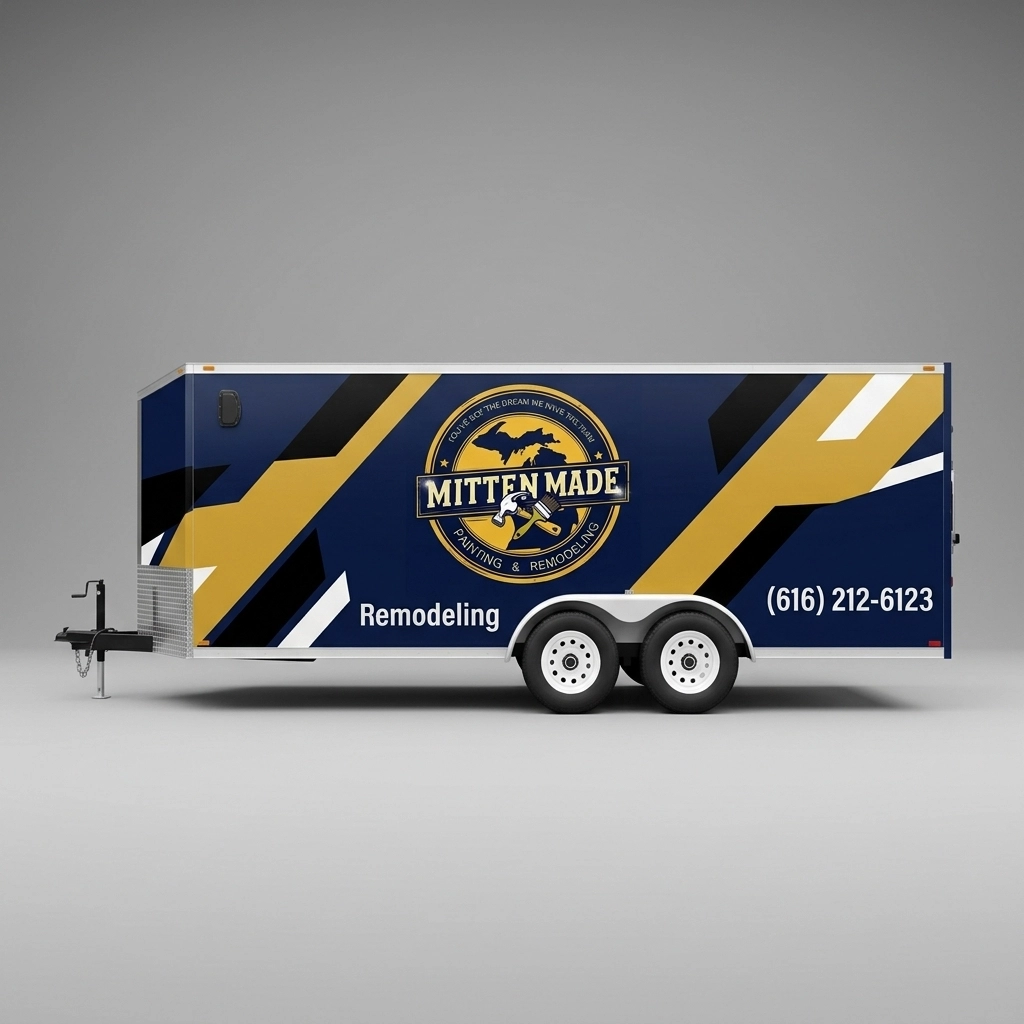 Flat Nose Trailer wrap concept