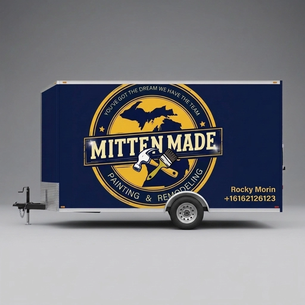 Flat Nose Trailer wrap concept