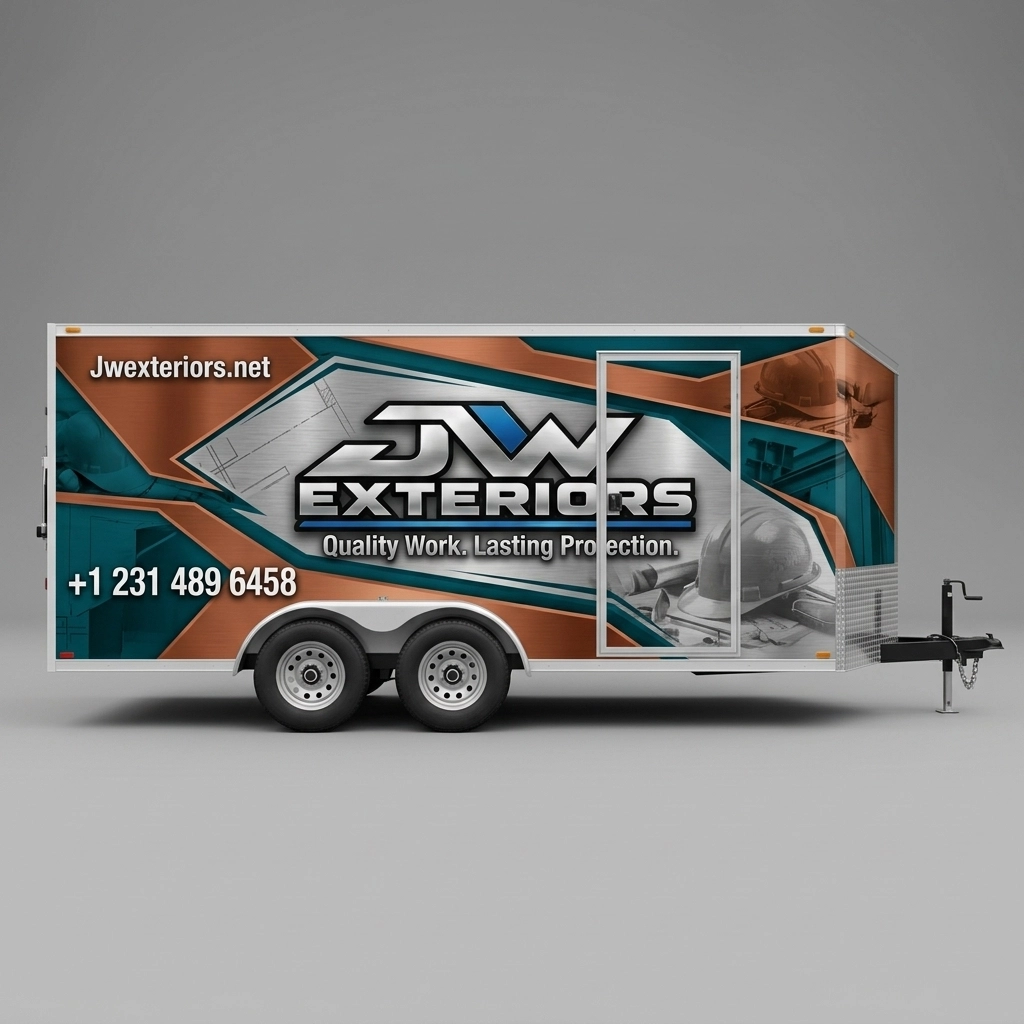 Flat Nose Trailer wrap concept