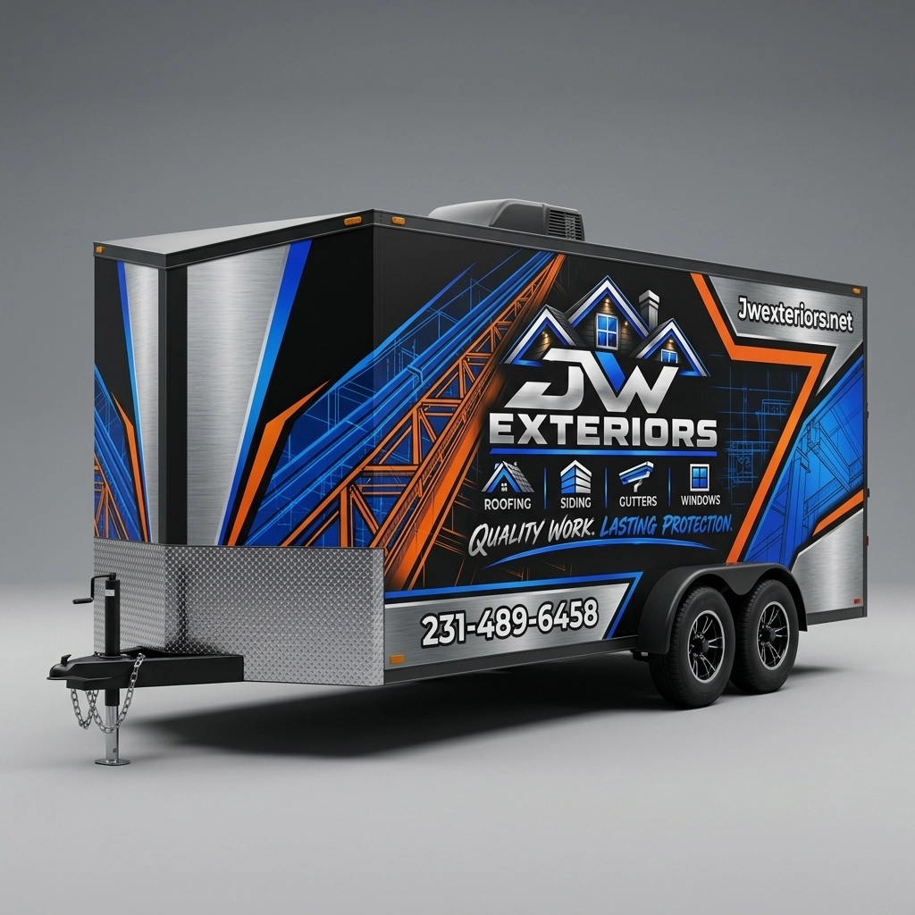 Flat Nose Trailer wrap concept