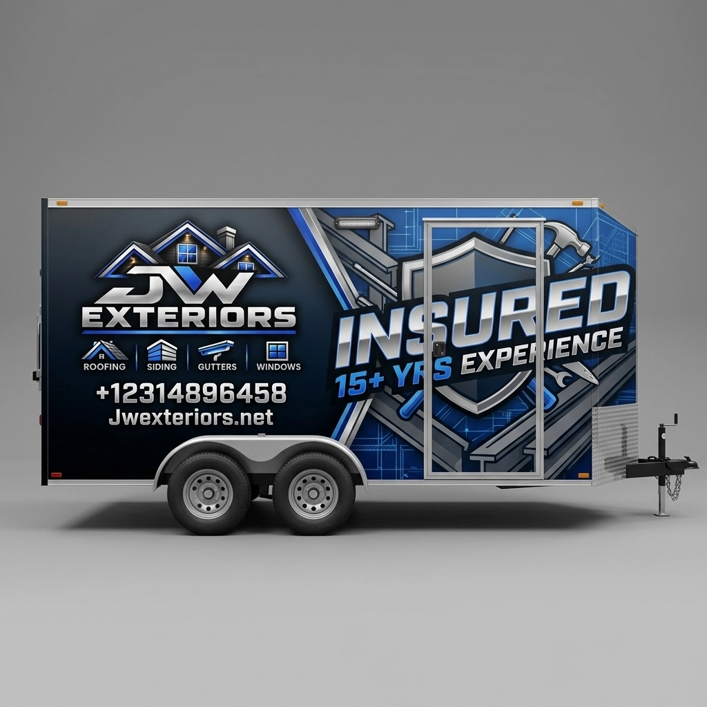 Flat Nose Trailer wrap concept
