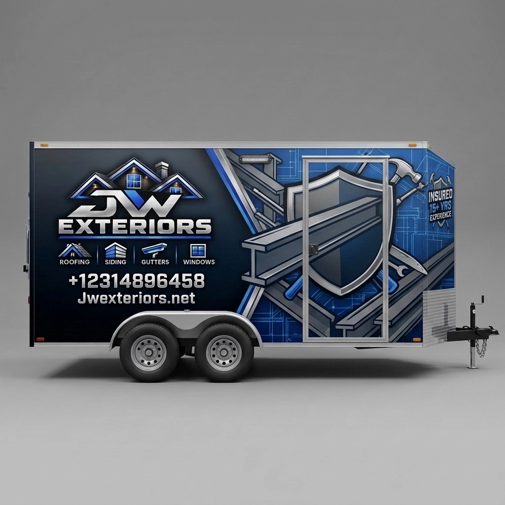 Flat Nose Trailer wrap concept