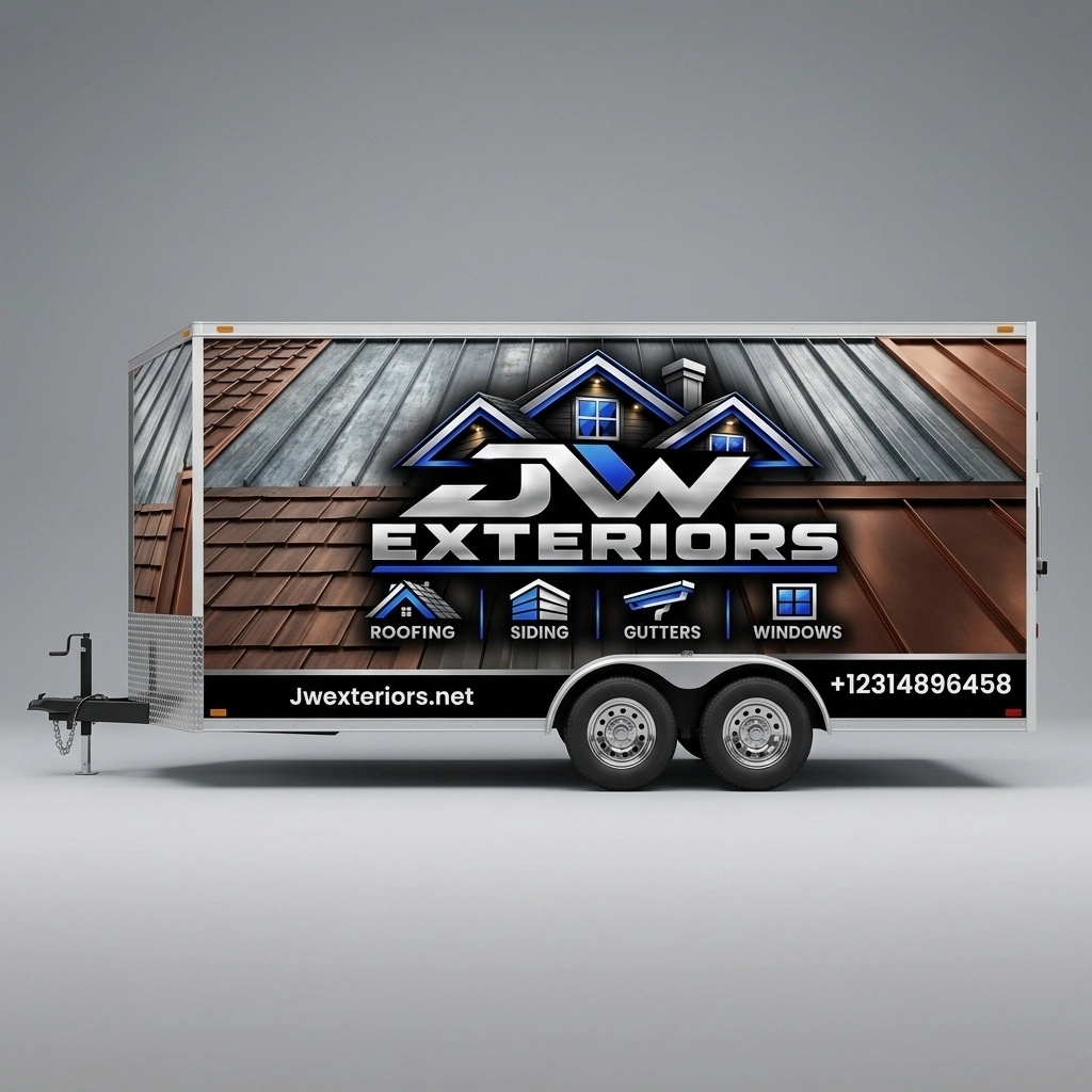 Flat Nose Trailer wrap concept