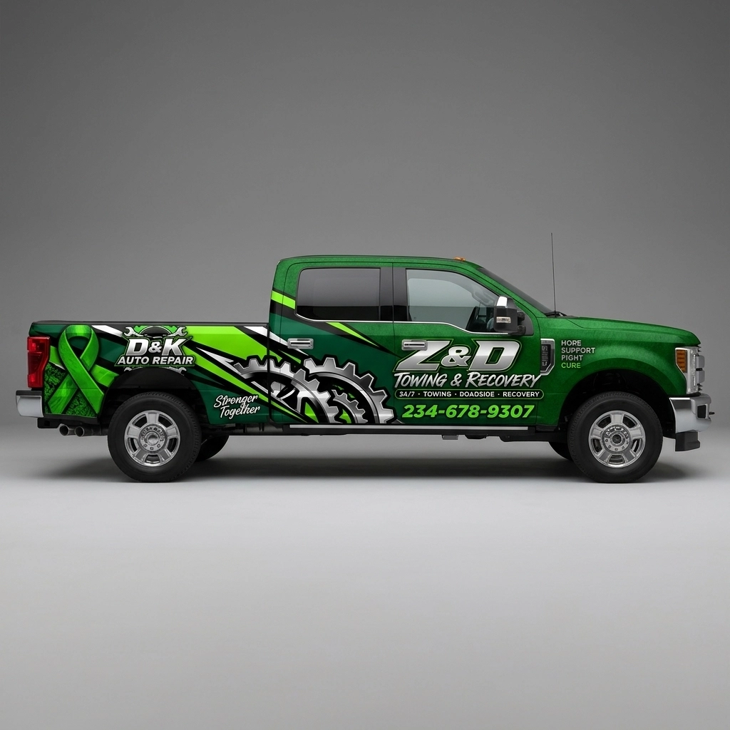 2018 Ford F-450 Super Duty XL wrap concept