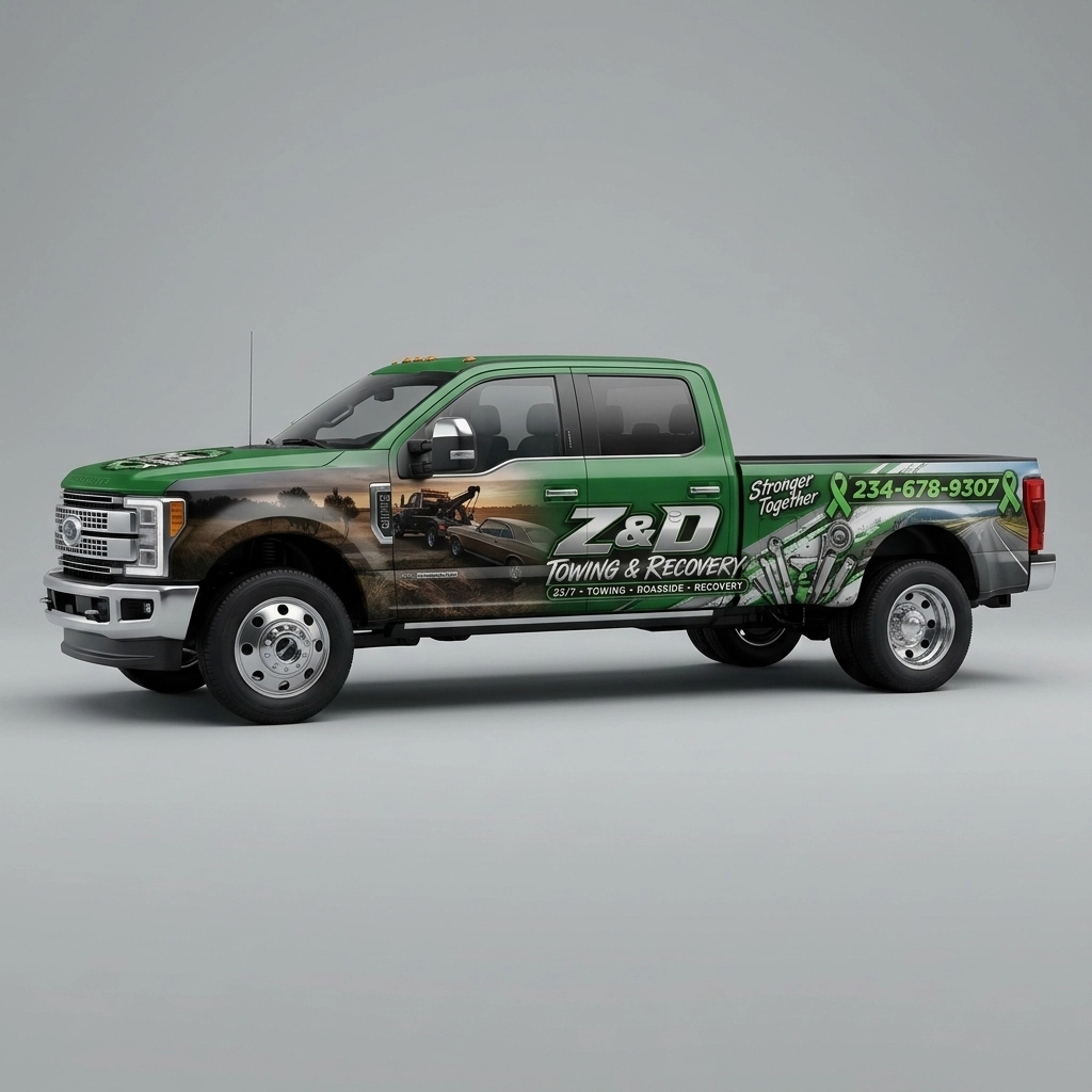 2018 Ford F-450 Super Duty XL wrap concept