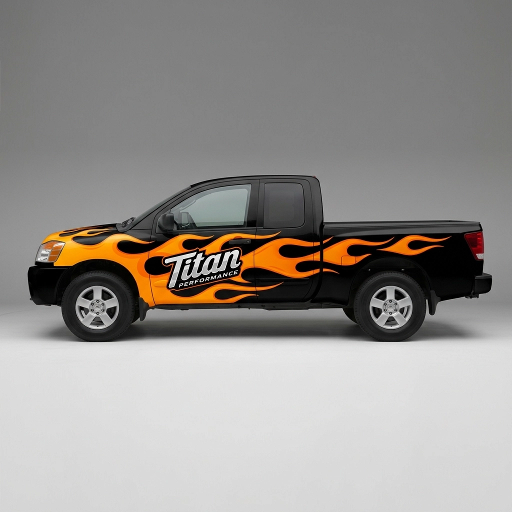 2008 Nissan Titan SE wrap concept