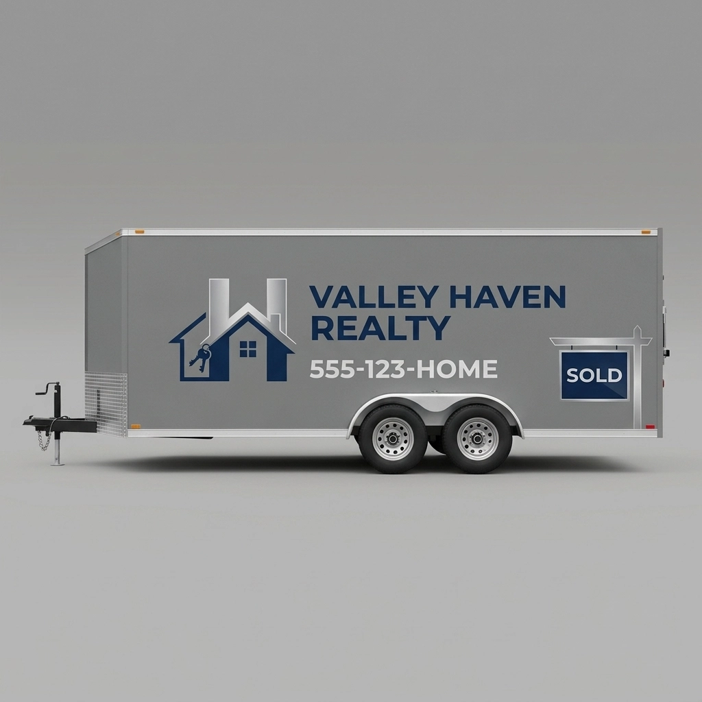 Flat Nose Trailer wrap concept