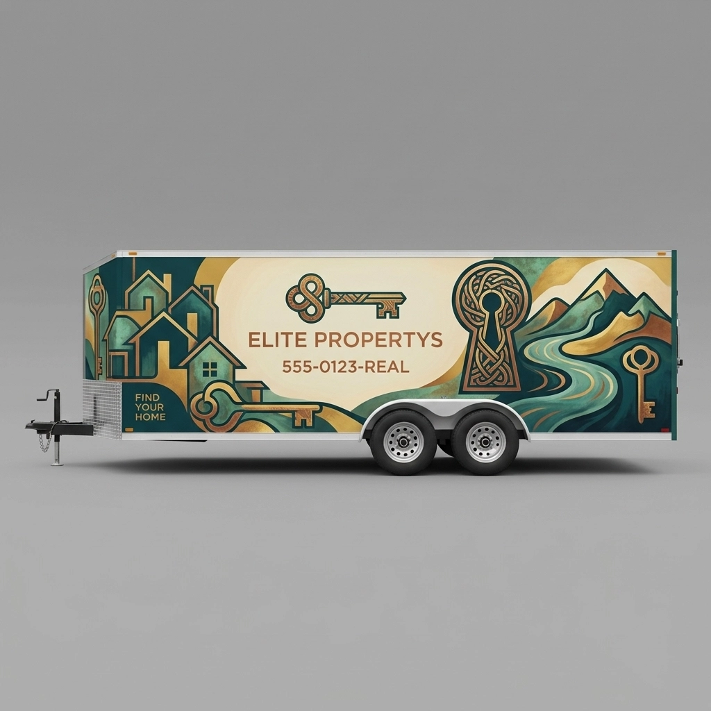 Flat Nose Trailer wrap concept