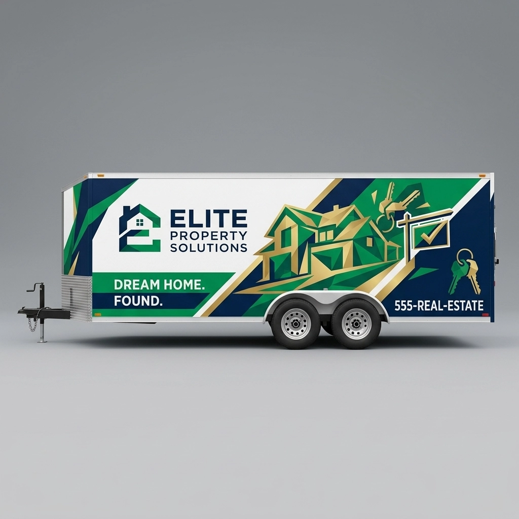 Flat Nose Trailer wrap concept