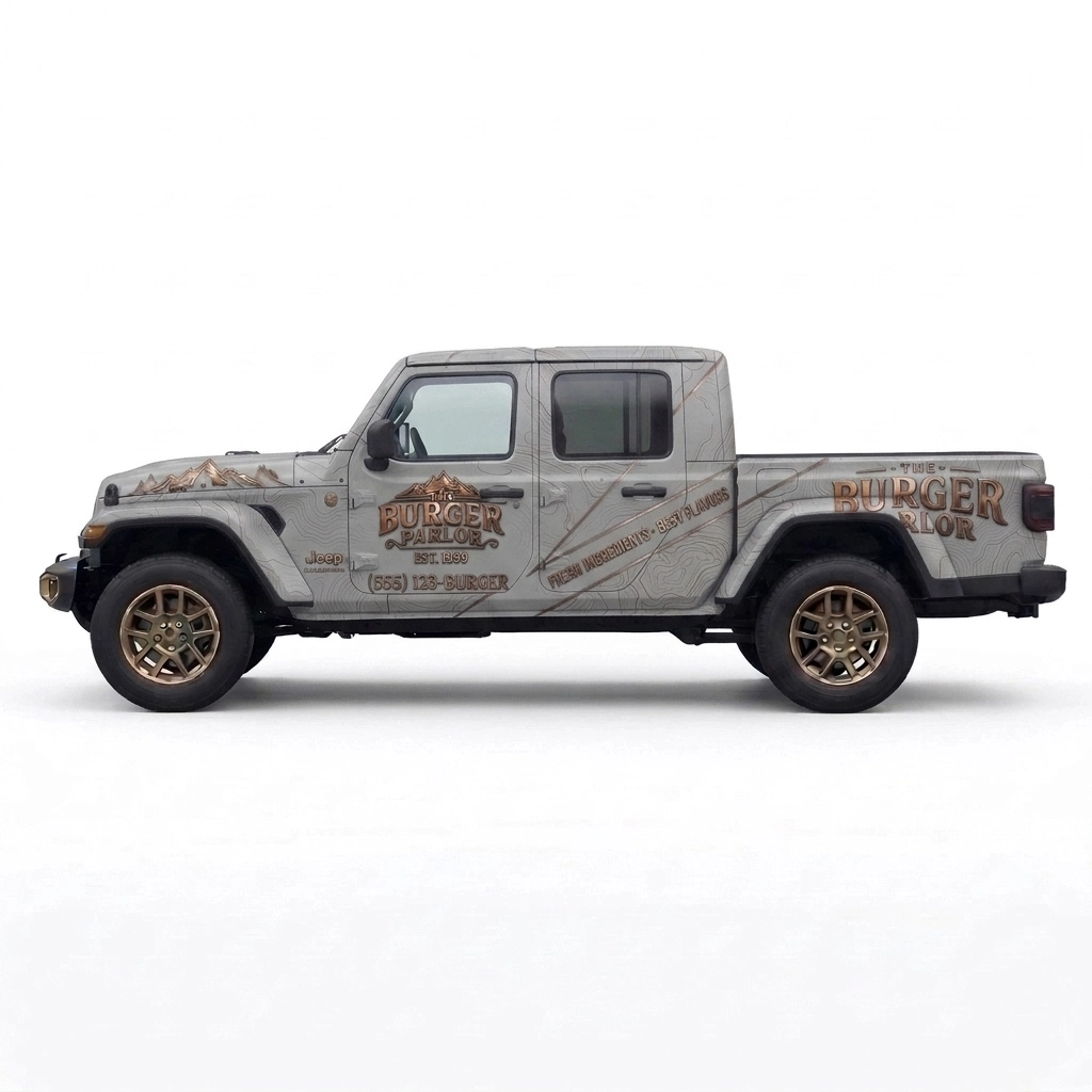 2022 Jeep Gladiator Rubicon wrap concept