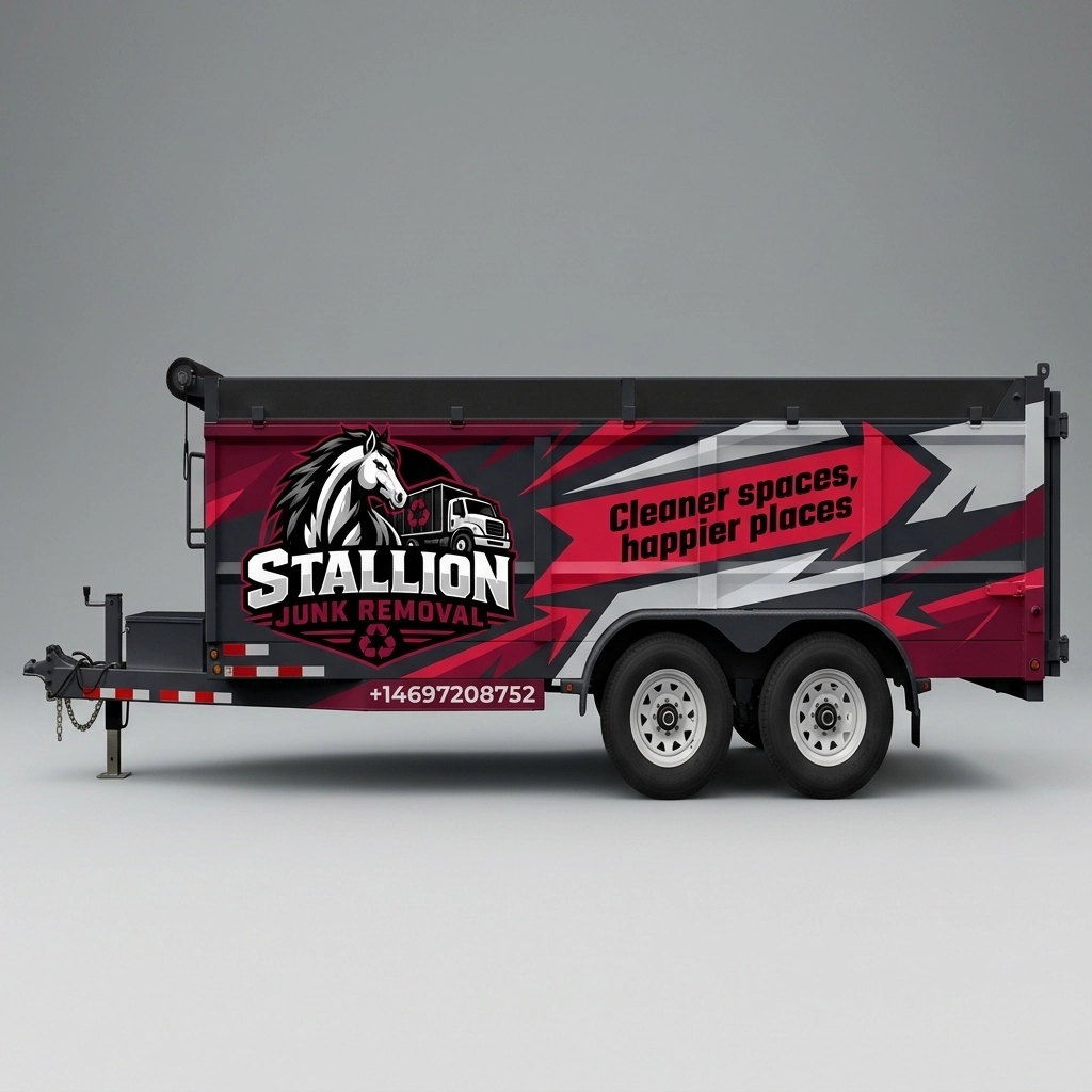 Dump Trailer wrap concept