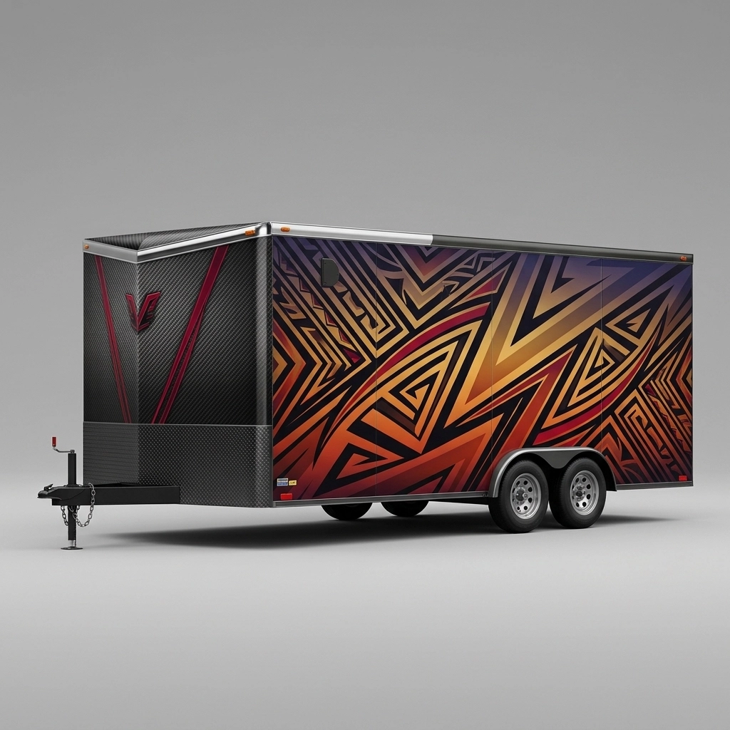 V-Nose Trailer wrap concept