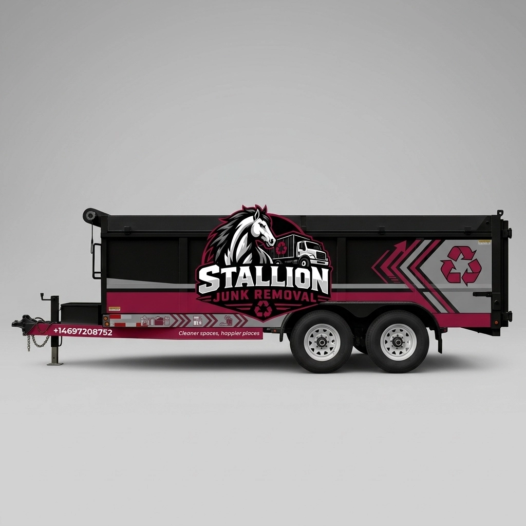 Dump Trailer wrap concept