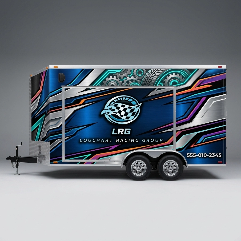 V-Nose Trailer wrap concept