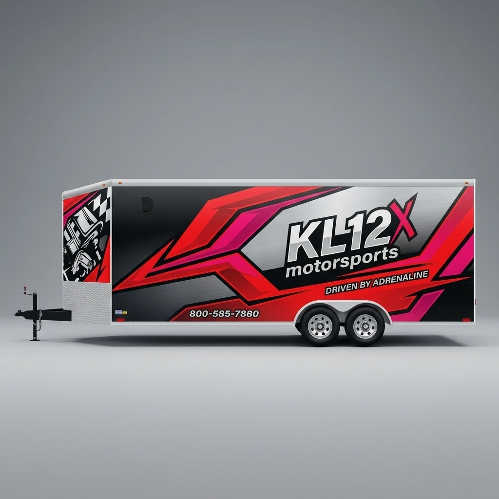 V-Nose Trailer wrap concept