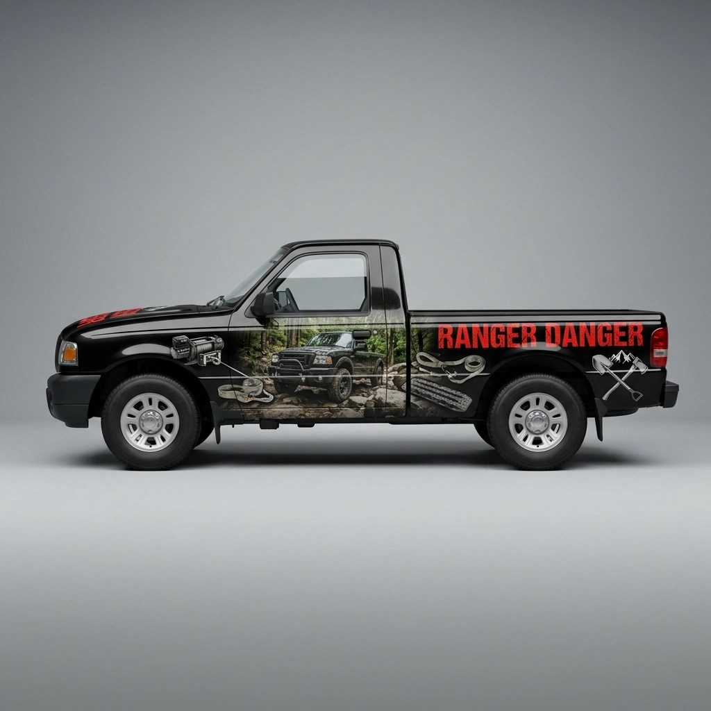 2000 Ford Ranger XLT wrap concept