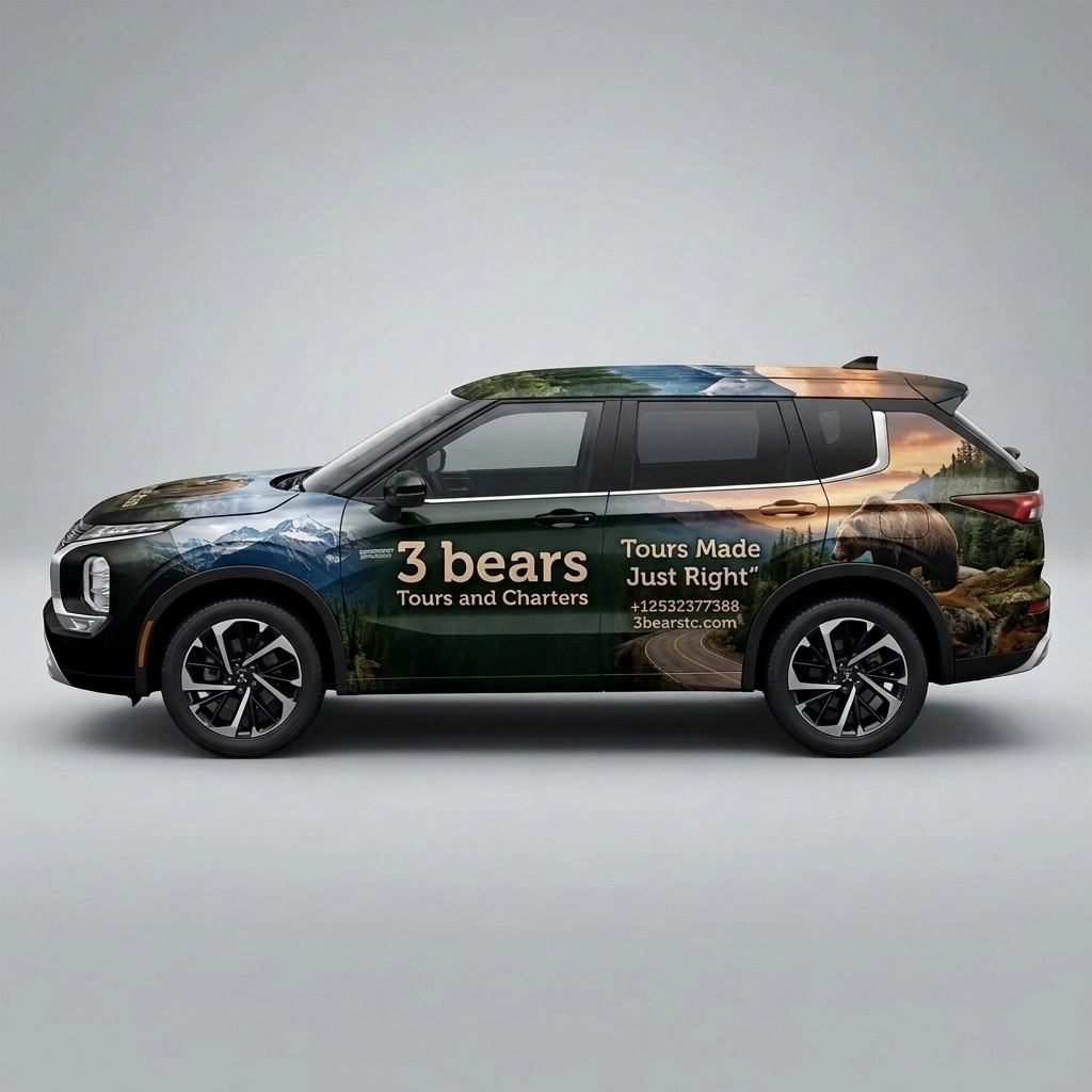 2023 Mitsubishi Outlander PHEV SEL wrap concept