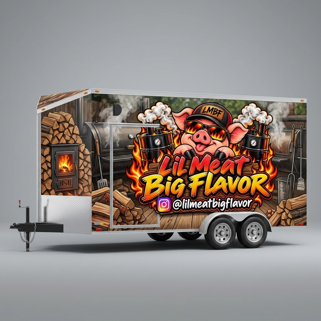 V-Nose Trailer wrap concept