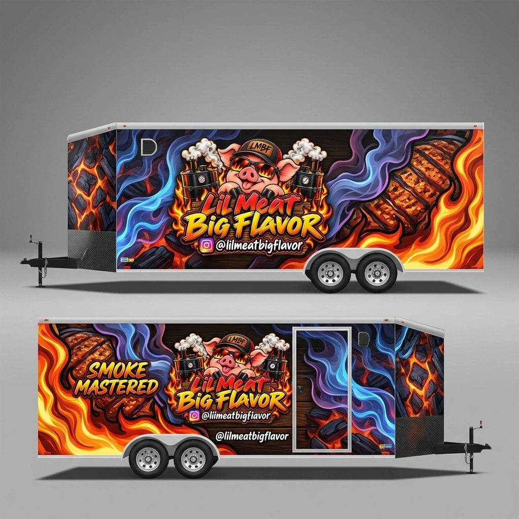 V-Nose Trailer wrap concept