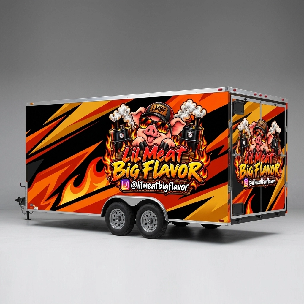 V-Nose Trailer wrap concept
