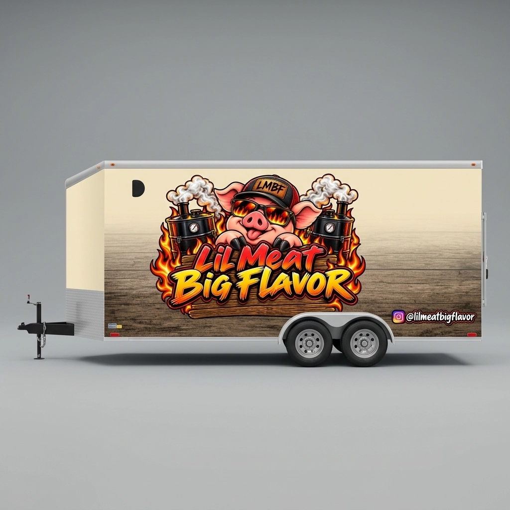 V-Nose Trailer wrap concept