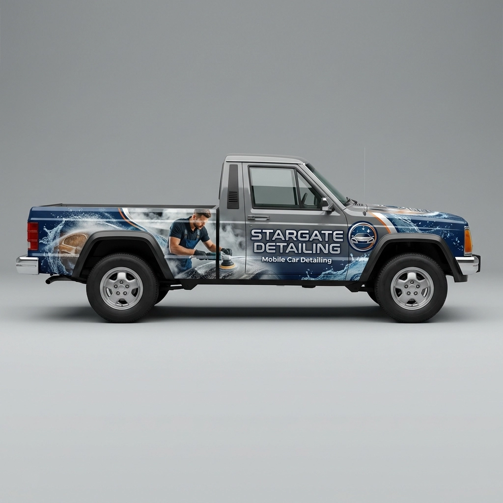 1991 Jeep Comanche Pioneer wrap concept