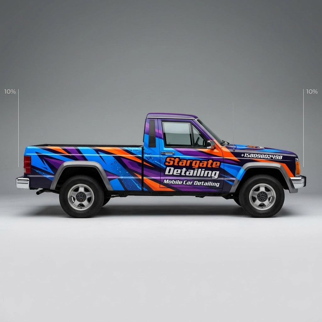 1991 Jeep Comanche Pioneer wrap concept
