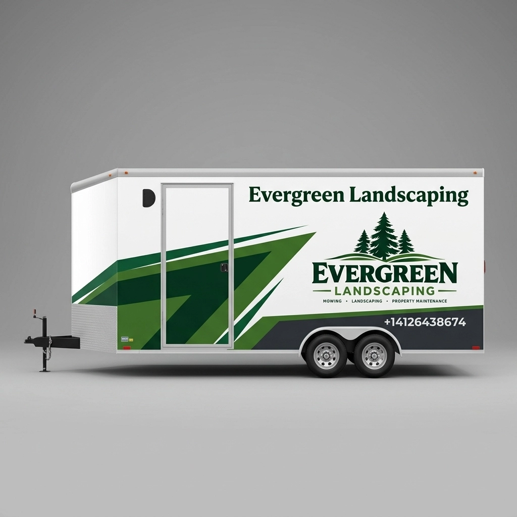 V-Nose Trailer wrap concept