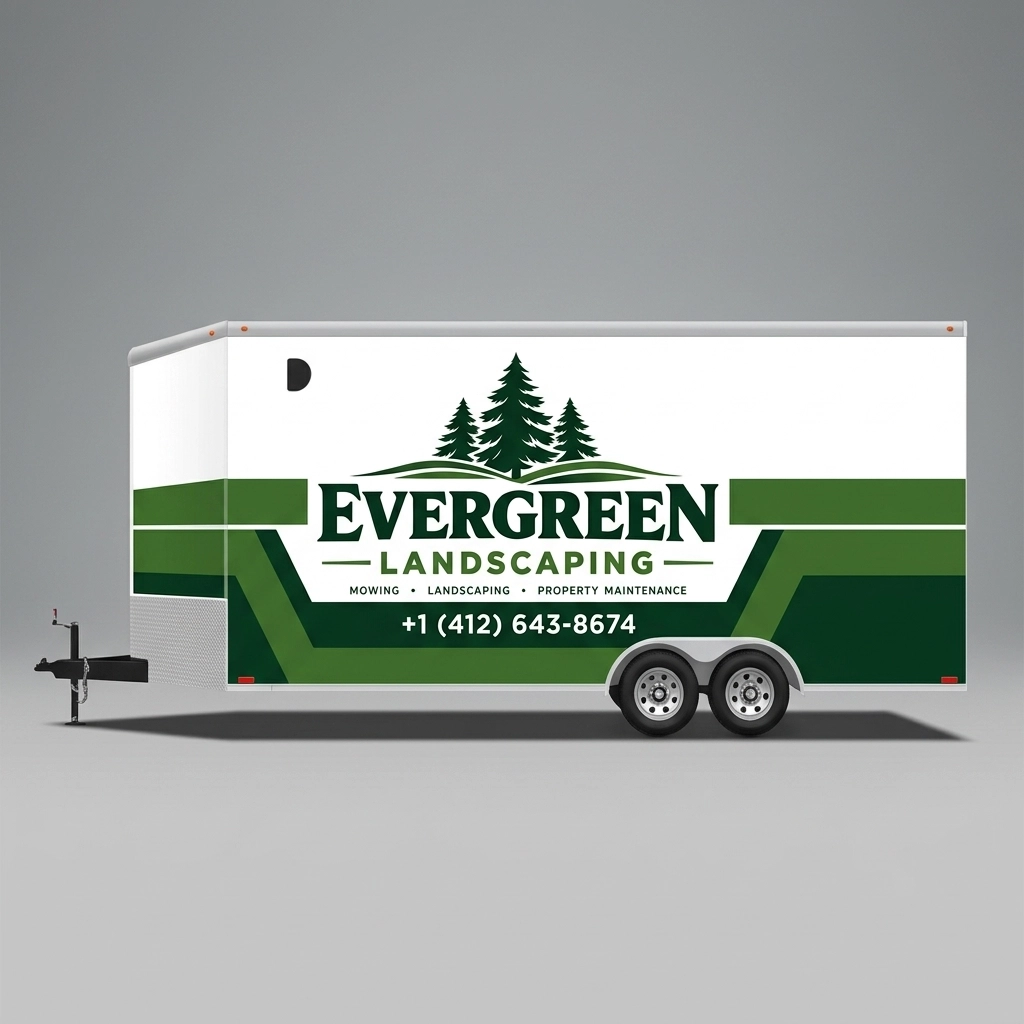V-Nose Trailer wrap concept
